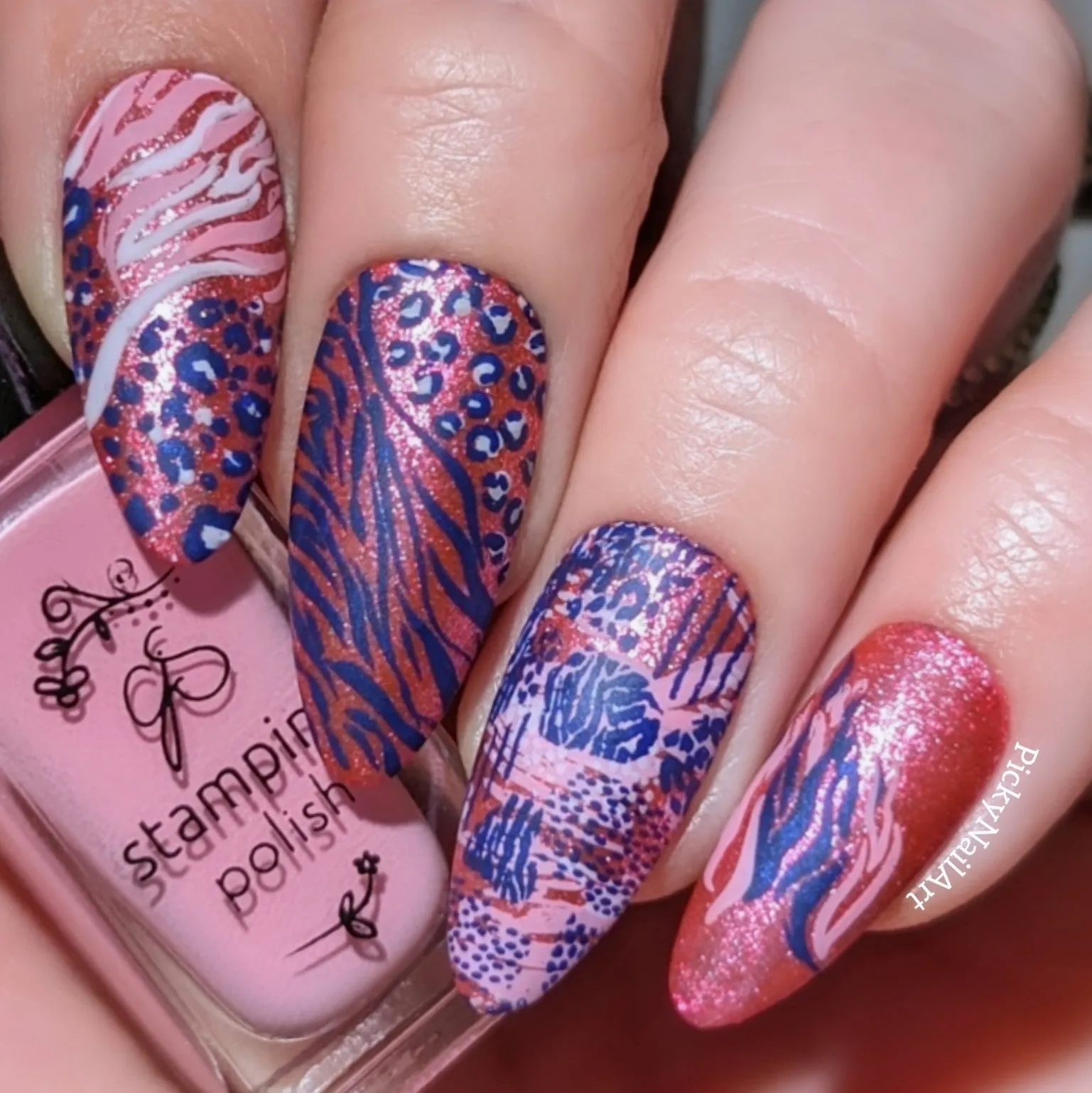 Let's Get Wild! (CJS-340) Steel Nail Art Layered Stamping Plate