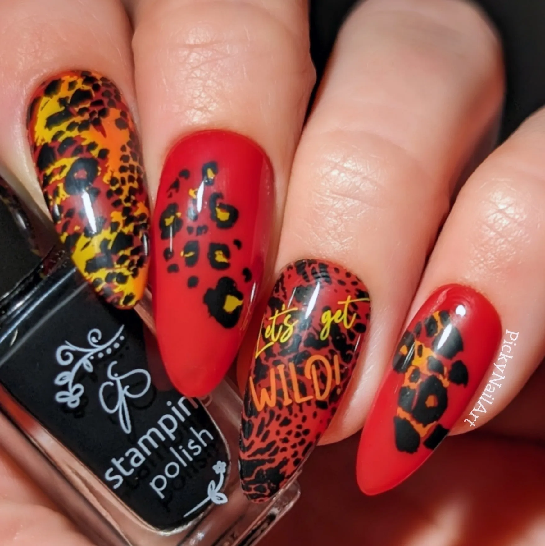 Let's Get Wild! (CJS-340) Steel Nail Art Layered Stamping Plate