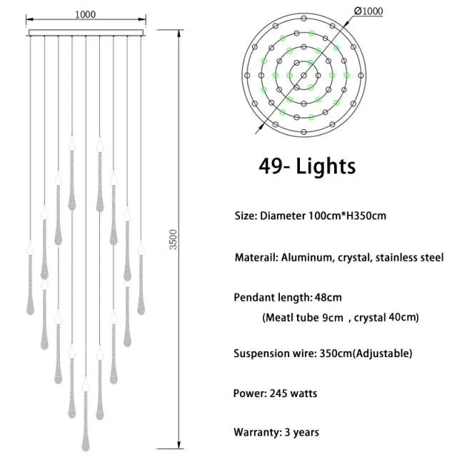 Luminaire Lustre / OPULIX