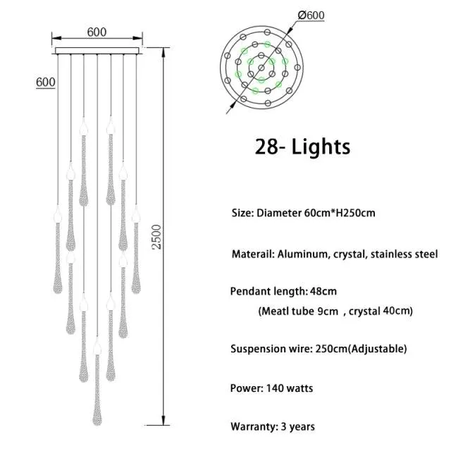 Luminaire Lustre / OPULIX