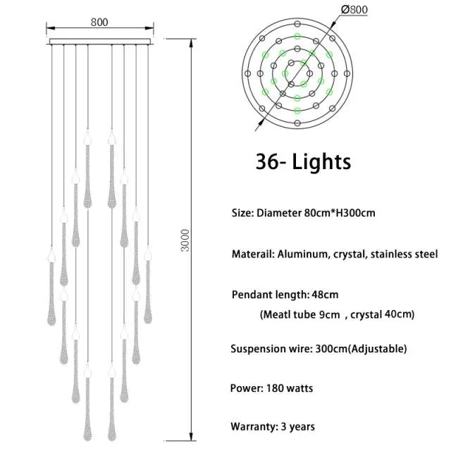 Luminaire Lustre / OPULIX