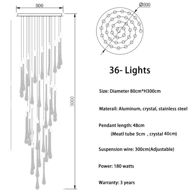 Luminaire Lustre / OPULIX