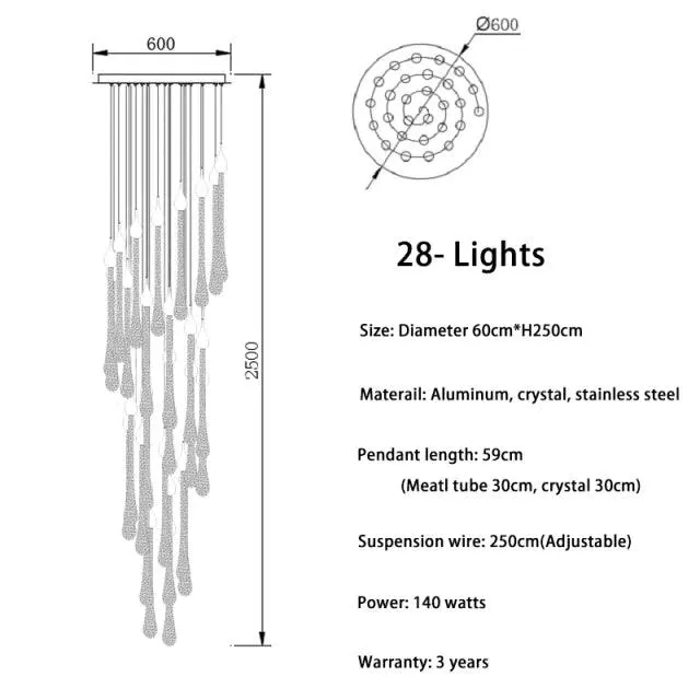 Luminaire Lustre / OPULIX