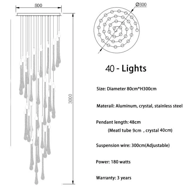 Luminaire Lustre / OPULIX