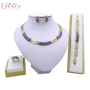 Luxury Bridal Gold Jewelry Sets