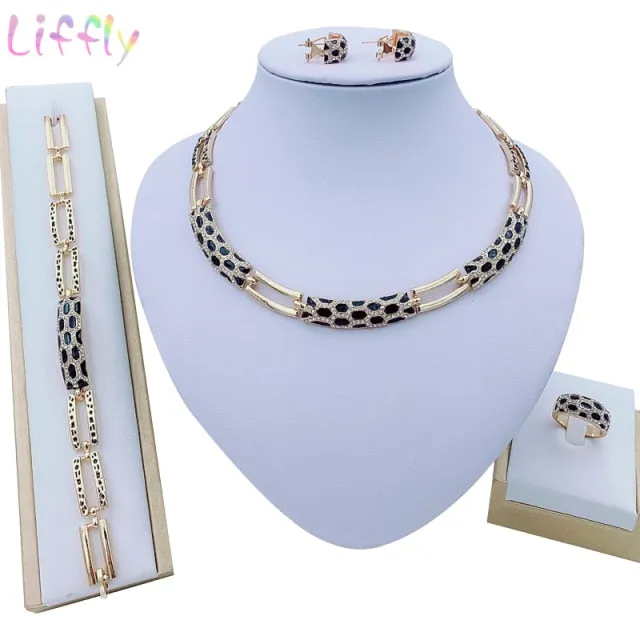 Luxury Bridal Gold Jewelry Sets