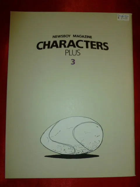 Mamoru Nagano Newsboy Magazine Characters Plus 3 Book Five Star Stories
