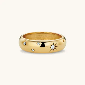Maya Eternity Ring in Gold