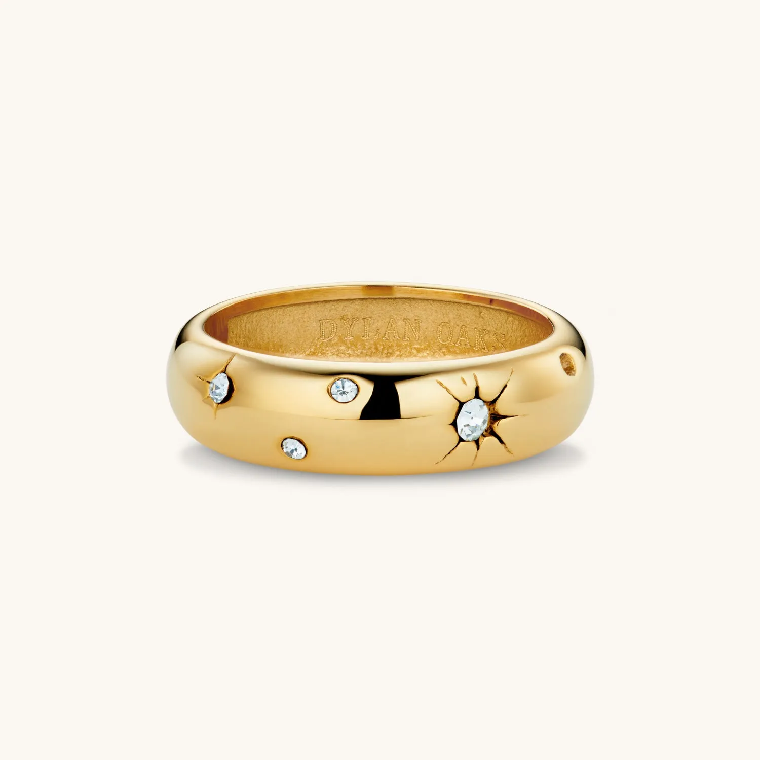 Maya Eternity Ring in Gold