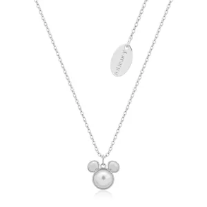 Mickey Mouse Pearl Necklace - 3 colours available