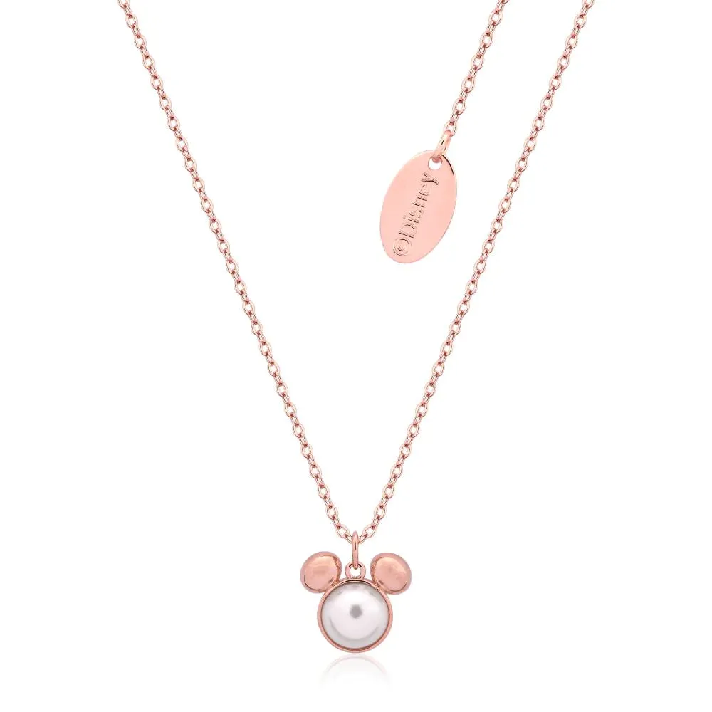 Mickey Mouse Pearl Necklace - 3 colours available