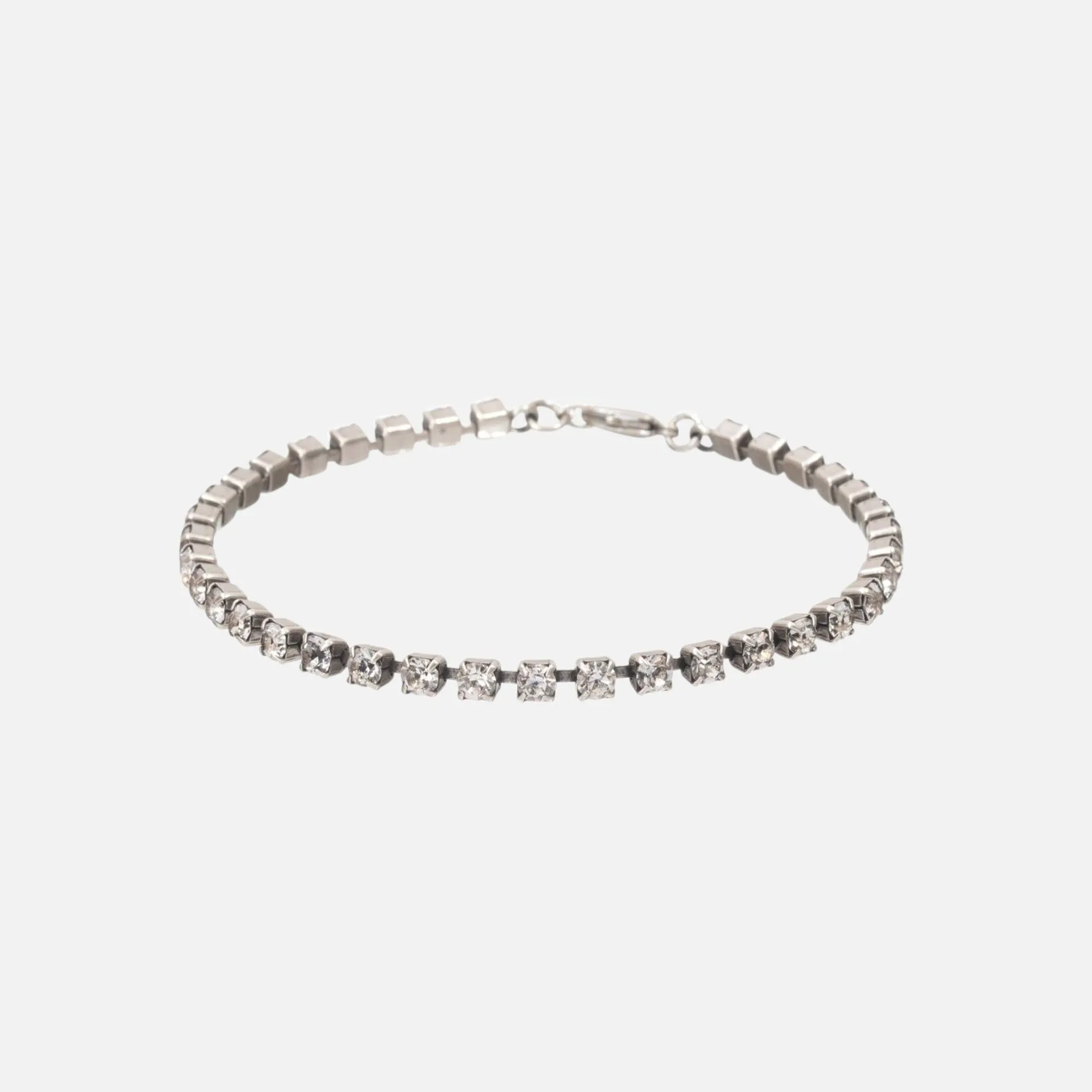 Mini Anklet- Crystal Clear