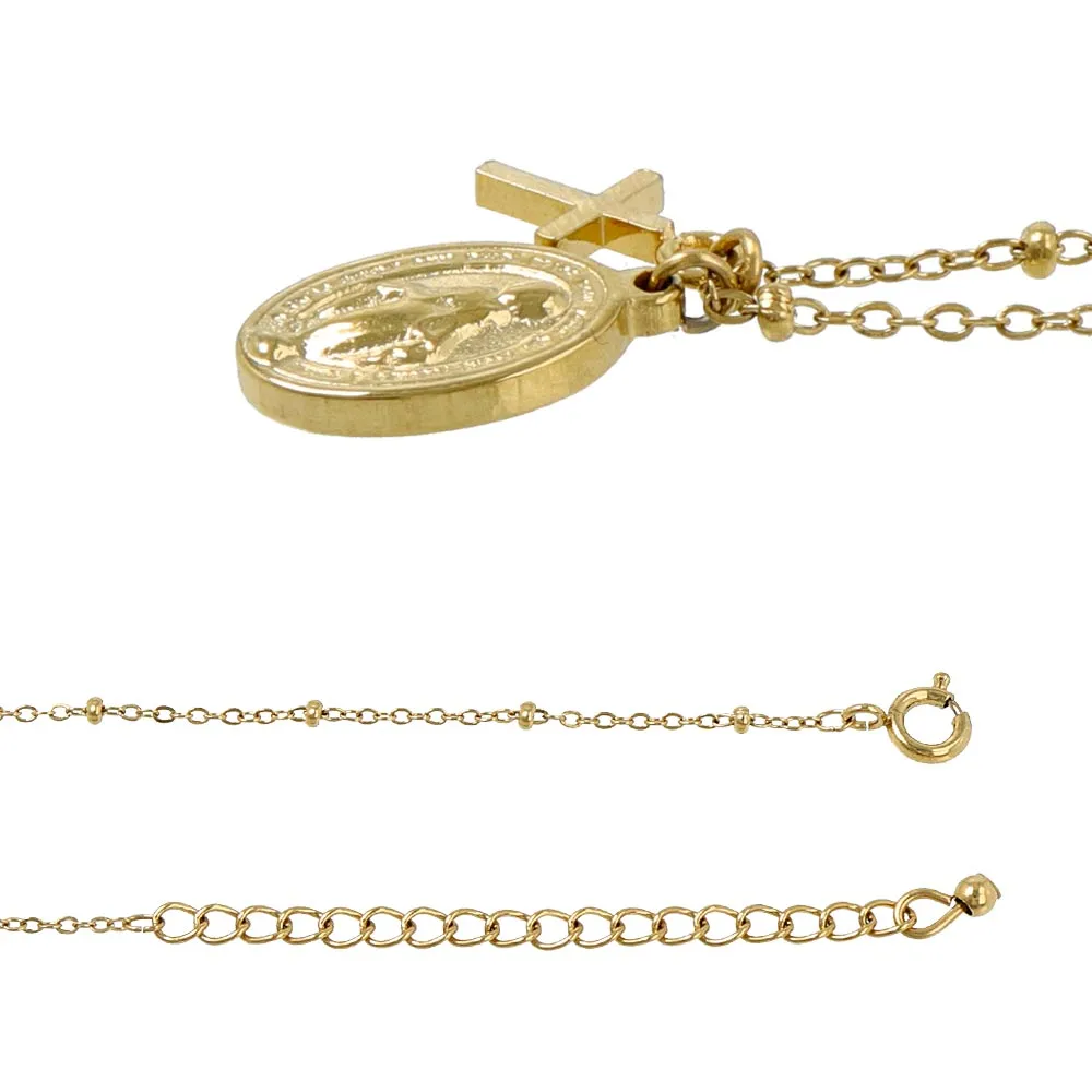 Miraculous Medal Short Necklace