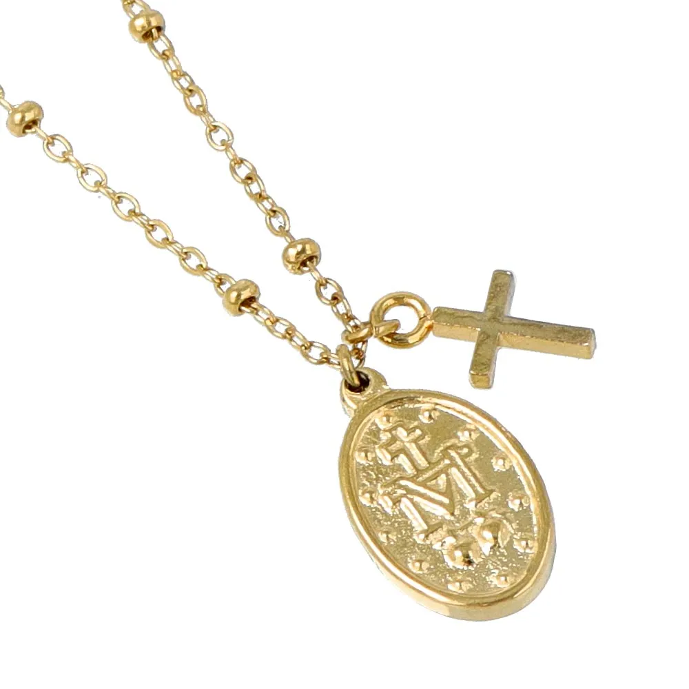 Miraculous Medal Short Necklace