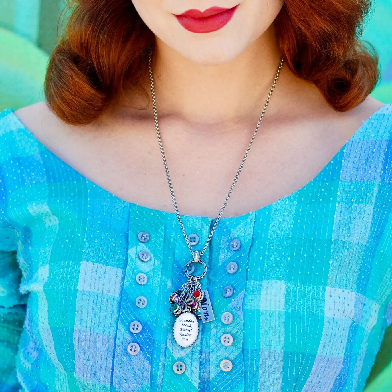 Mother's or Grandmother's Birthstone Necklace