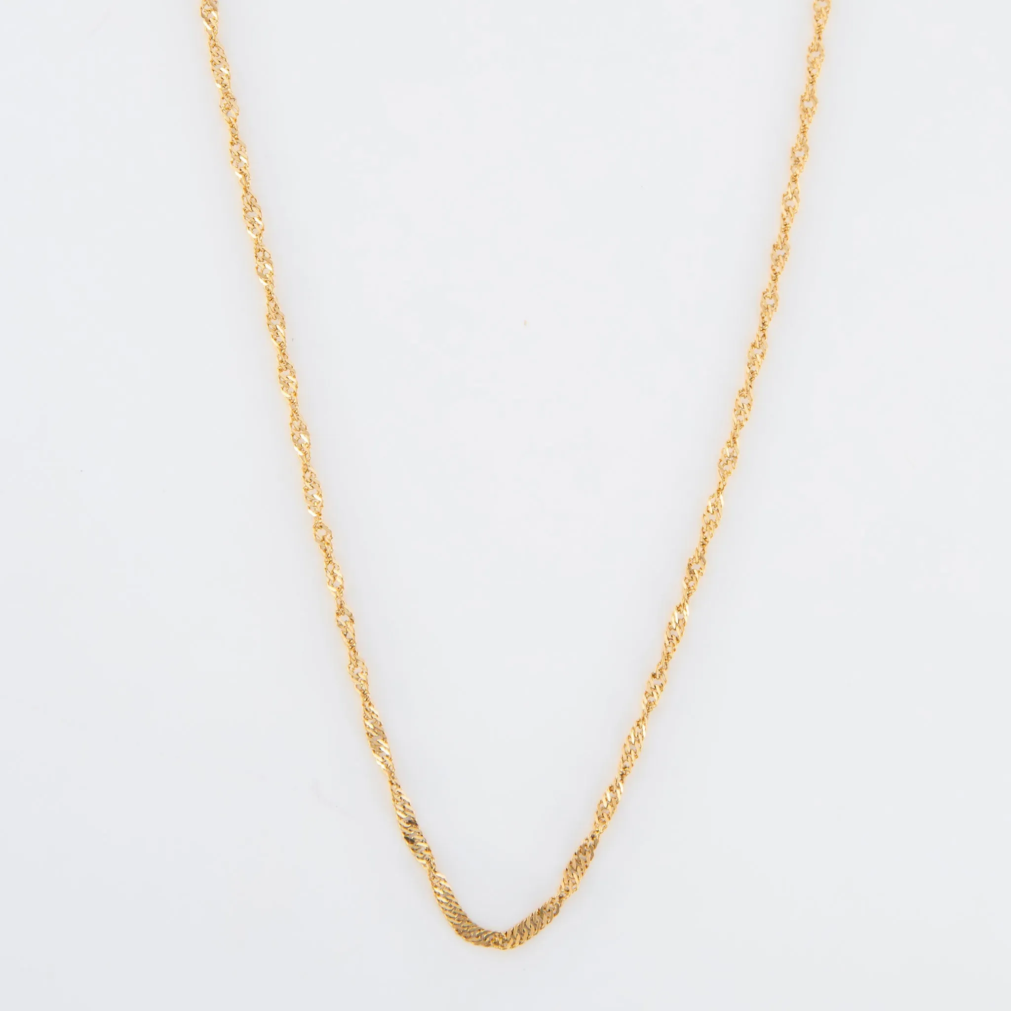 Narelle Waterproof Twisted Chain Necklace