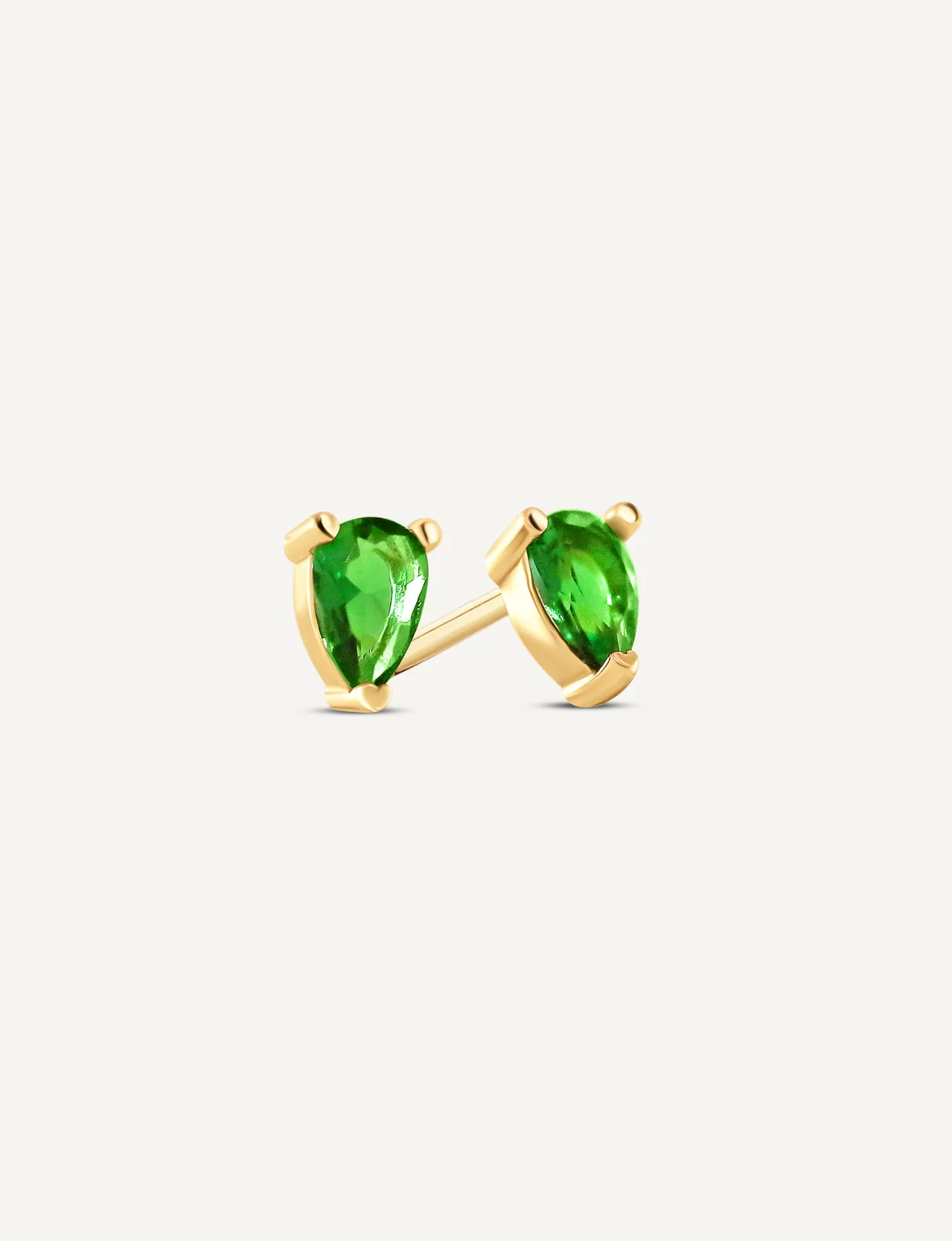 Natalie Emerald Studs