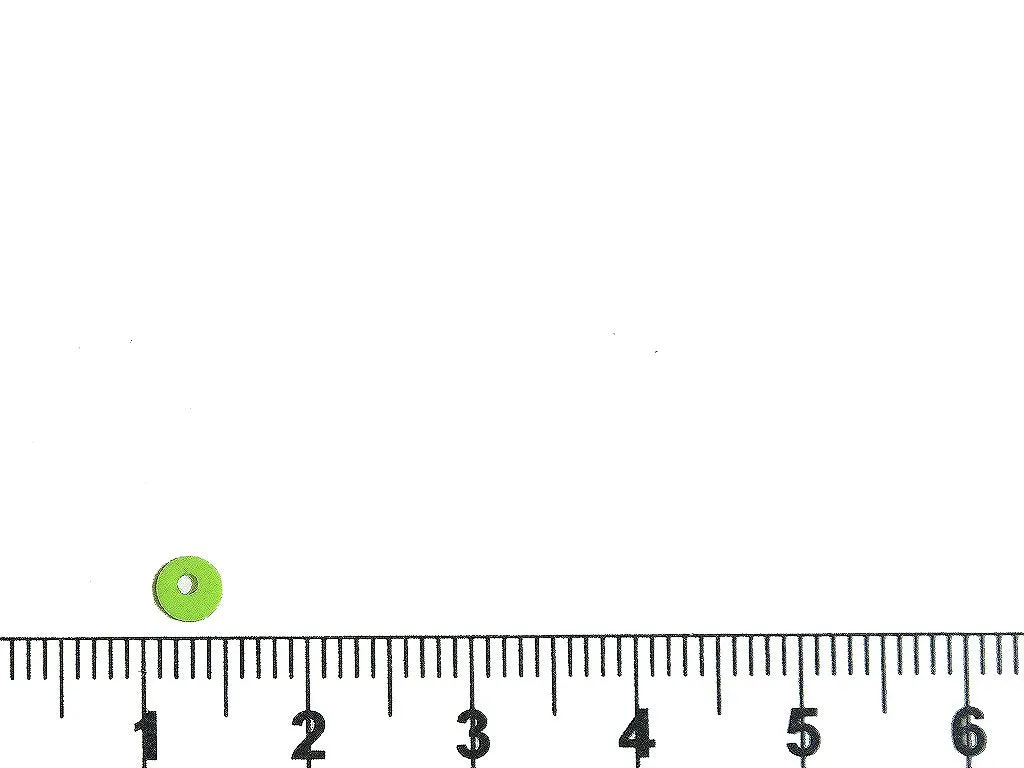 Neon Green Lustre Circular Plastic Sequins(Wholesale)