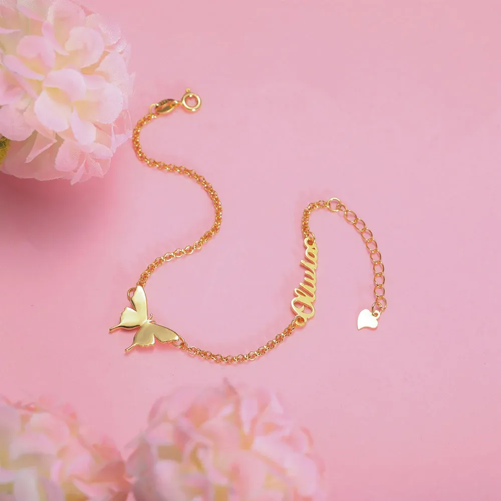 Obsessed Butterfly Anklet