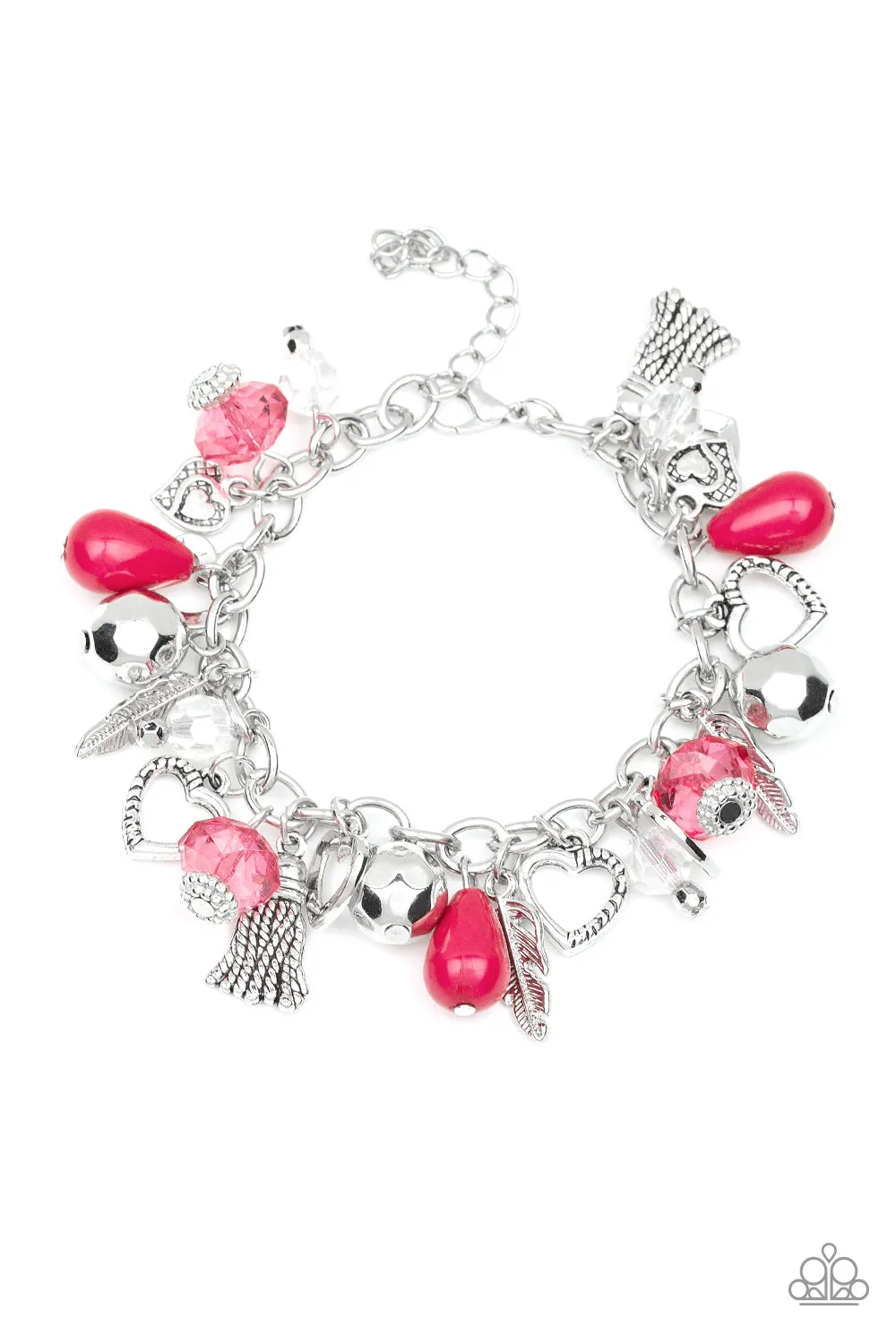 Open Door Jewelry - Completely Innocent - Pink Bracelet - Paparazzi Accessories