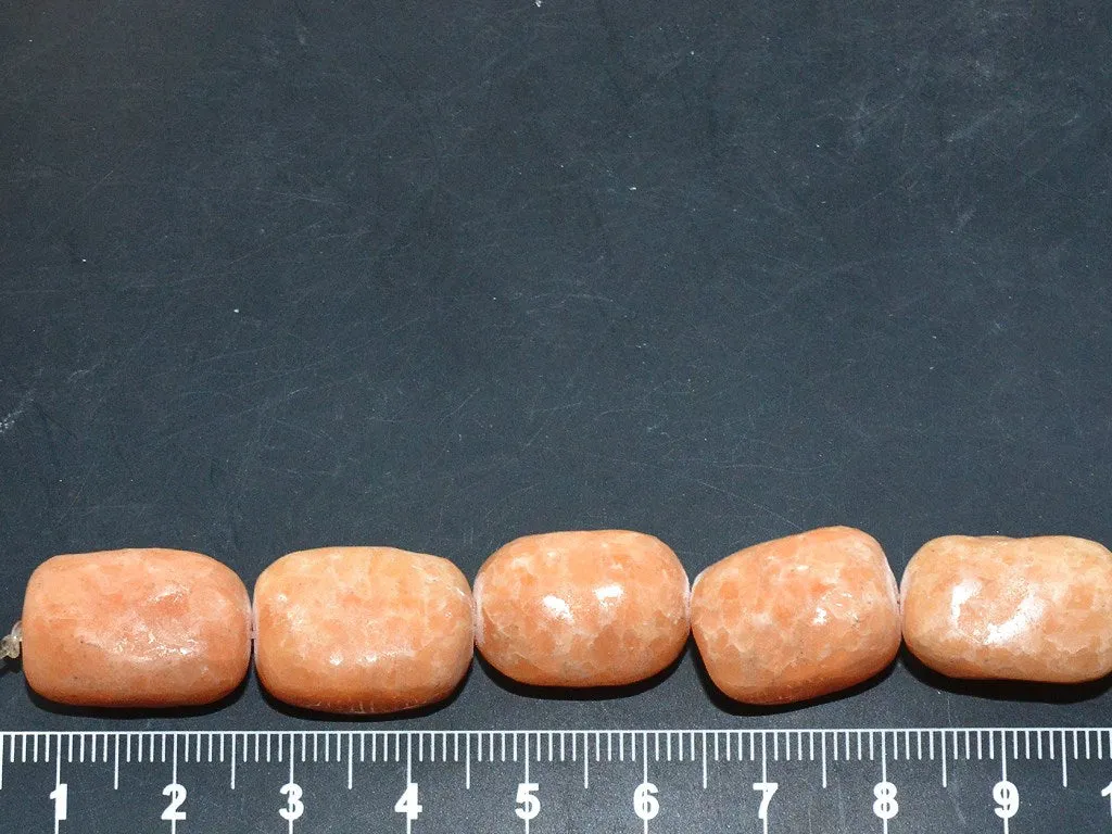 Orange Oval Agate Stones