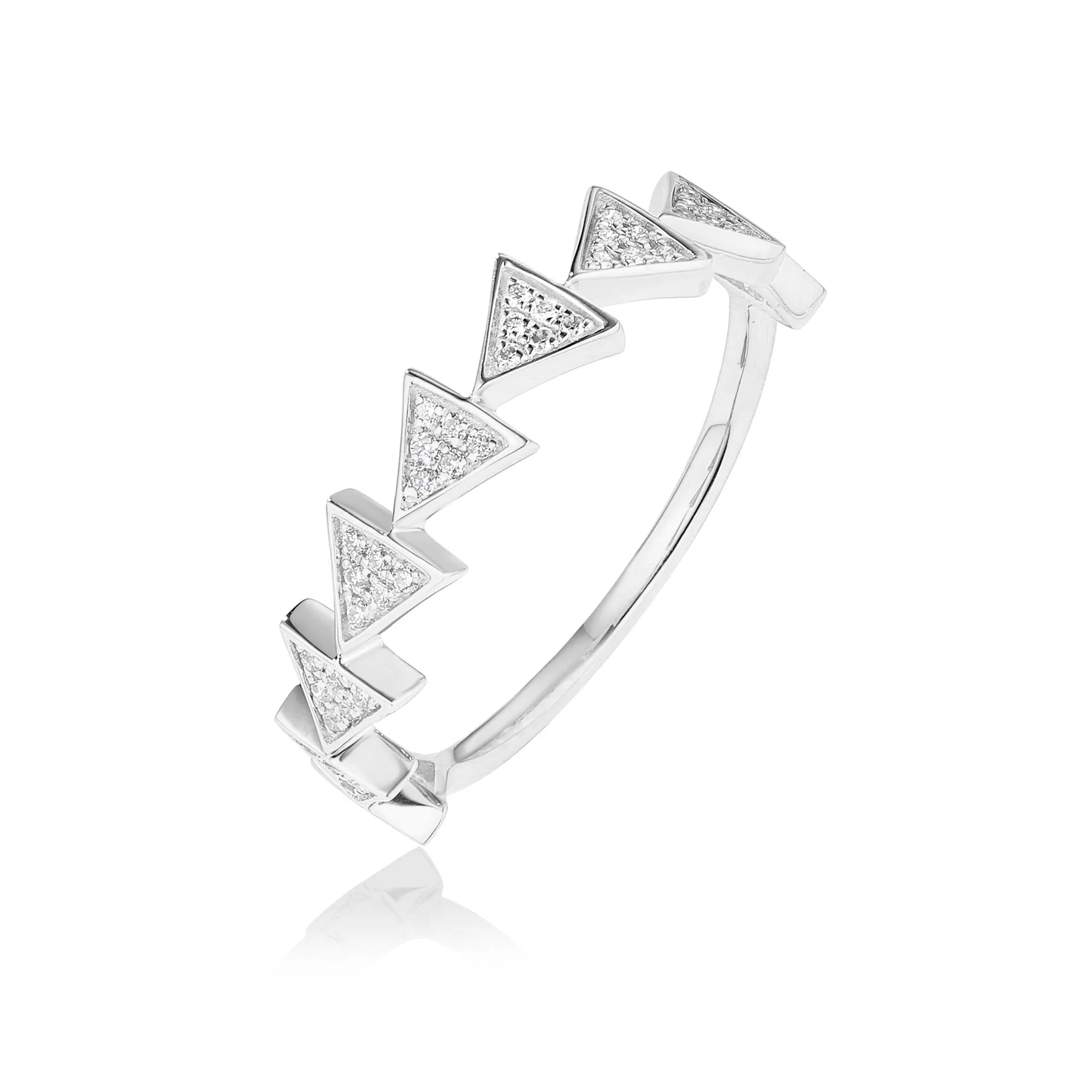Orchid Gems Edgy Diamond Ring