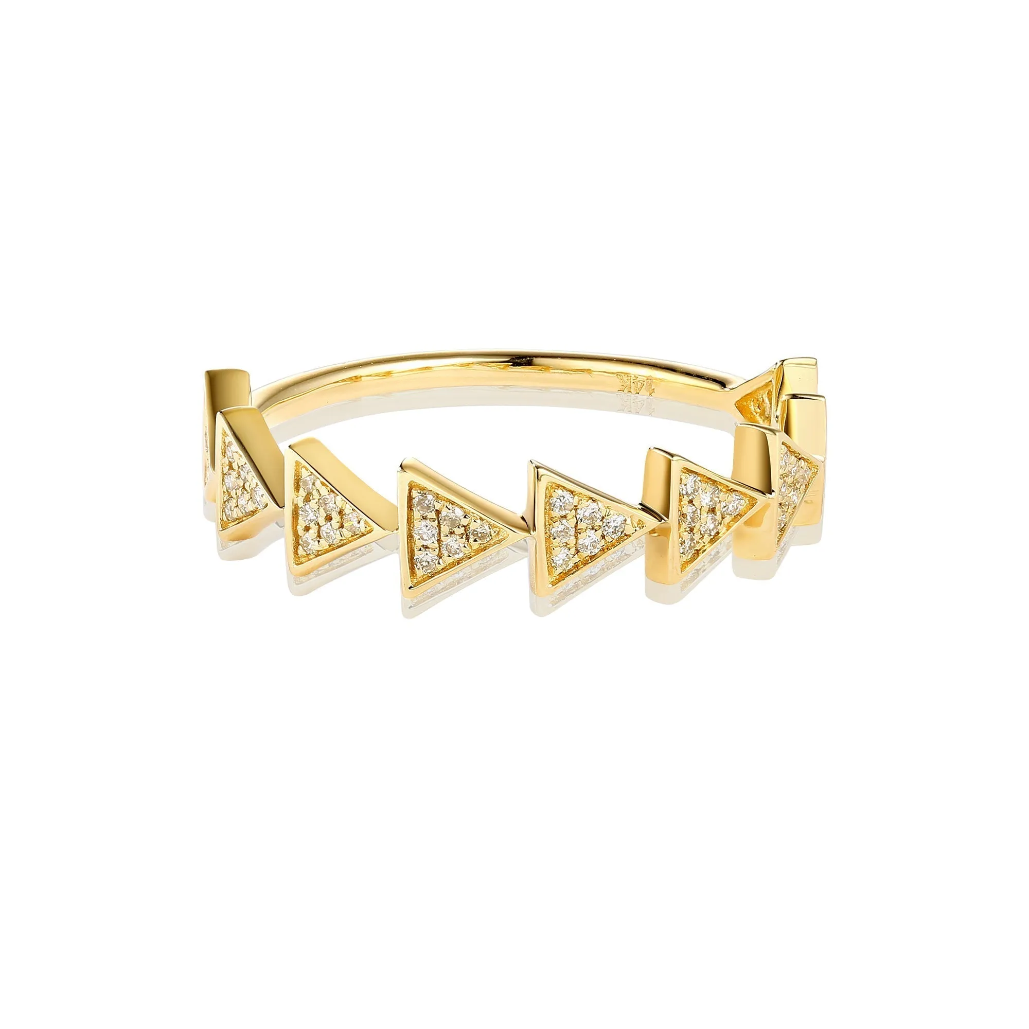 Orchid Gems Edgy Diamond Ring