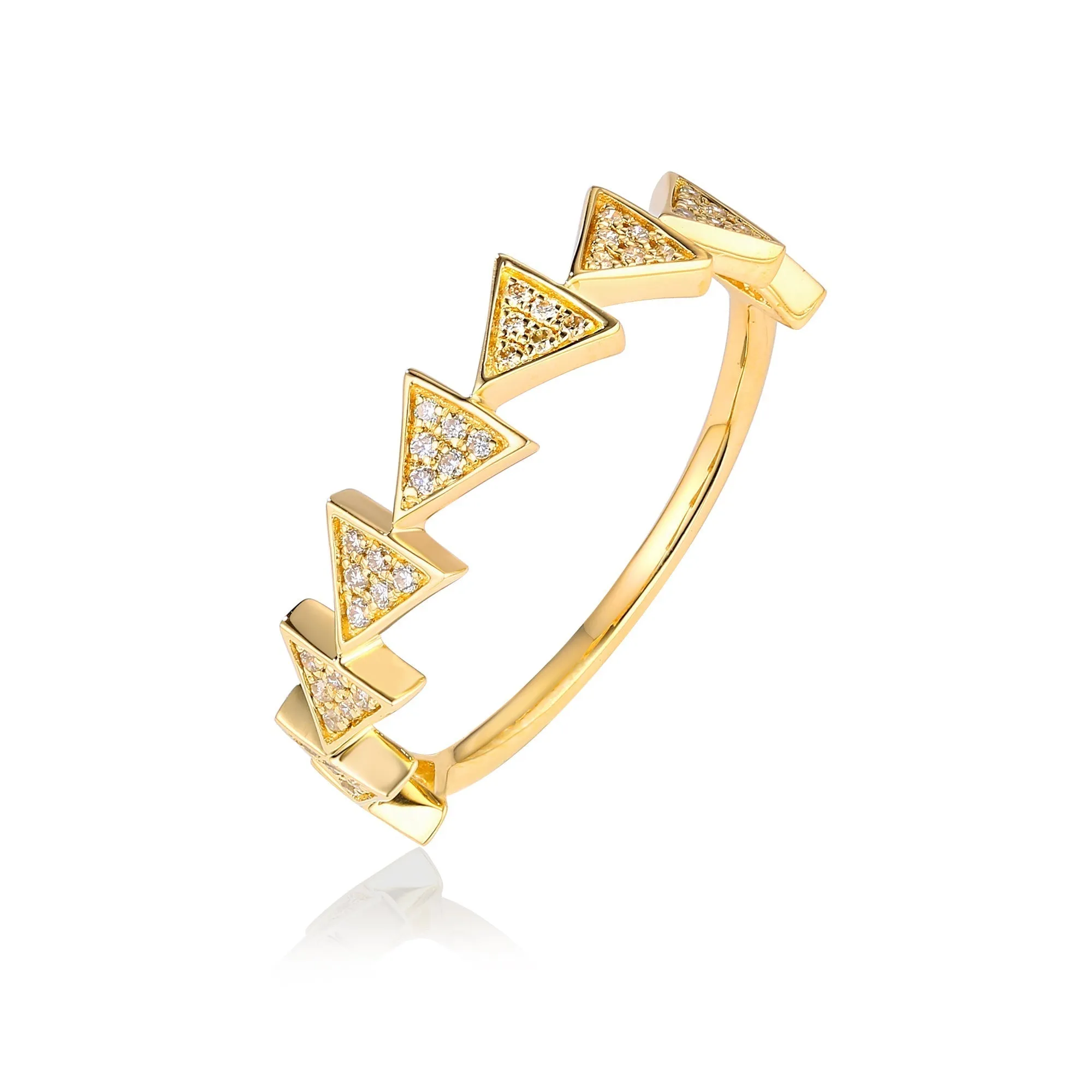 Orchid Gems Edgy Diamond Ring