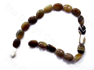 Oval Brown Natural Agate Stones