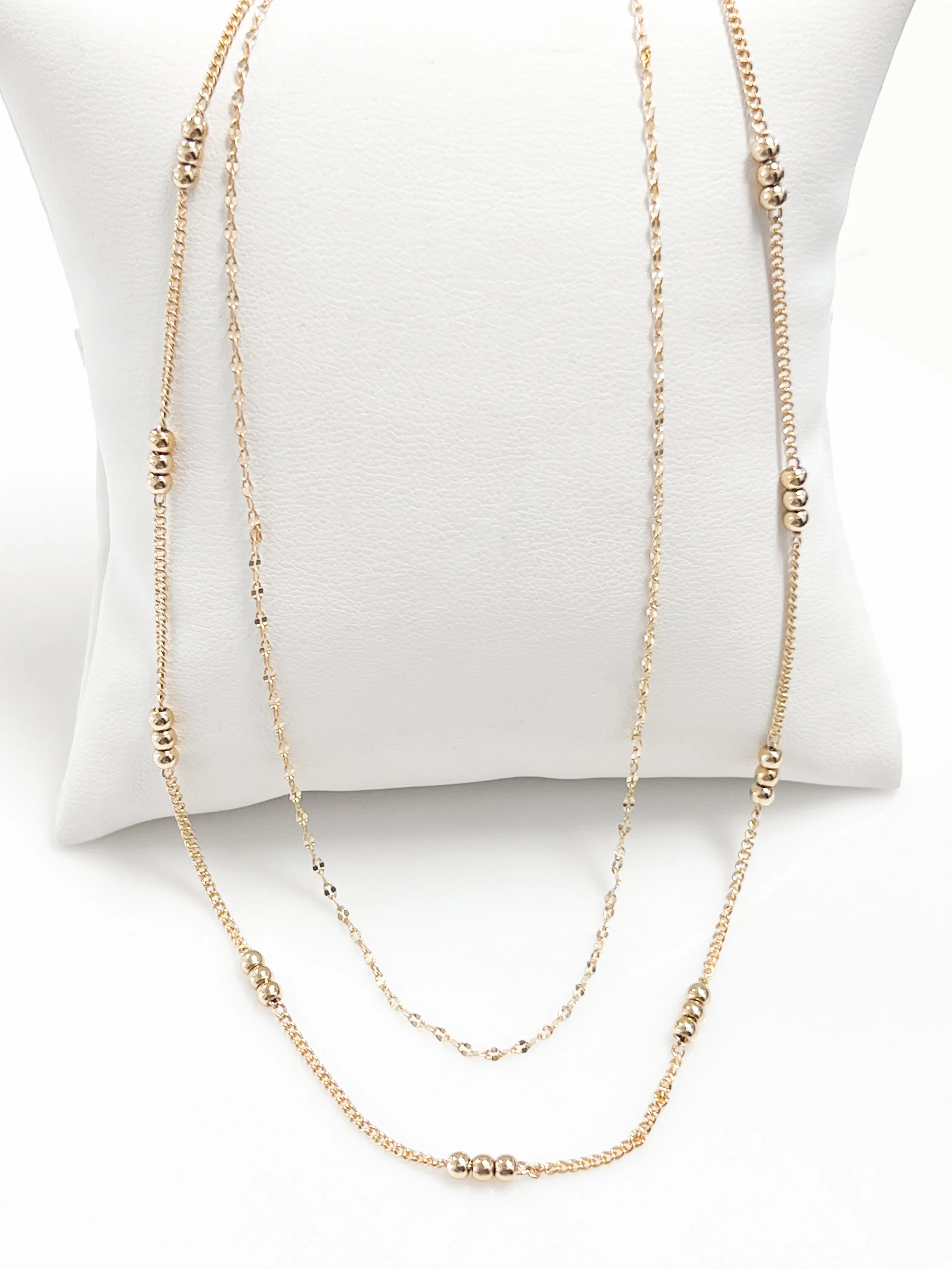 Paige - Double Layered Gold Necklace