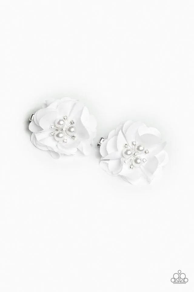 Paparazzi Hair Accessories ~ Diamond Dew - White