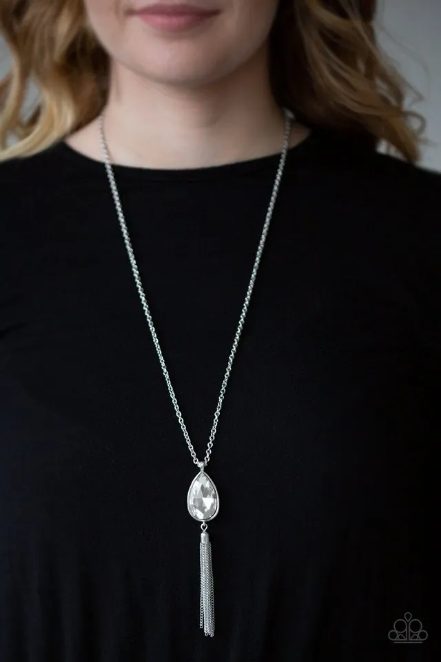 Paparazzi Necklace ~ Elite Shine - White