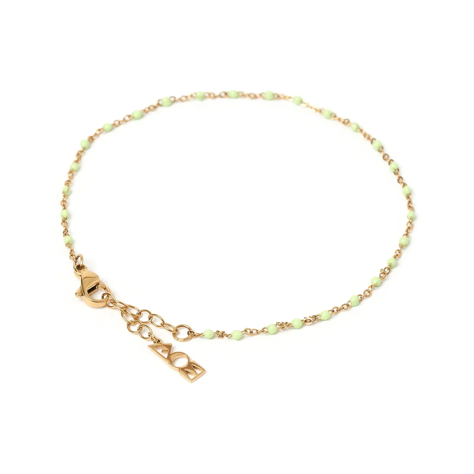 Peggy Gold and Enamel Anklet - Mint