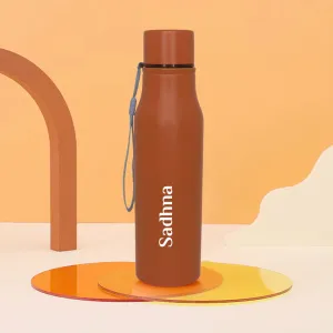 Personalized Bottle with Name for Gifting - Tan