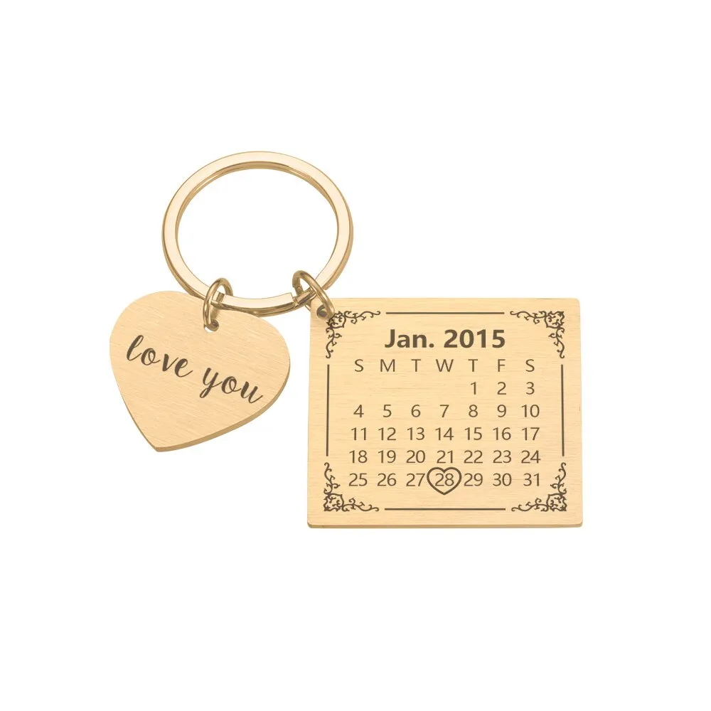 Personalized Custom Key Chain Ring
