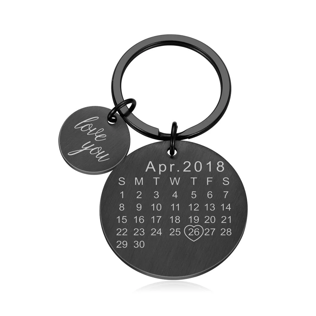 Personalized Custom Key Chain Ring
