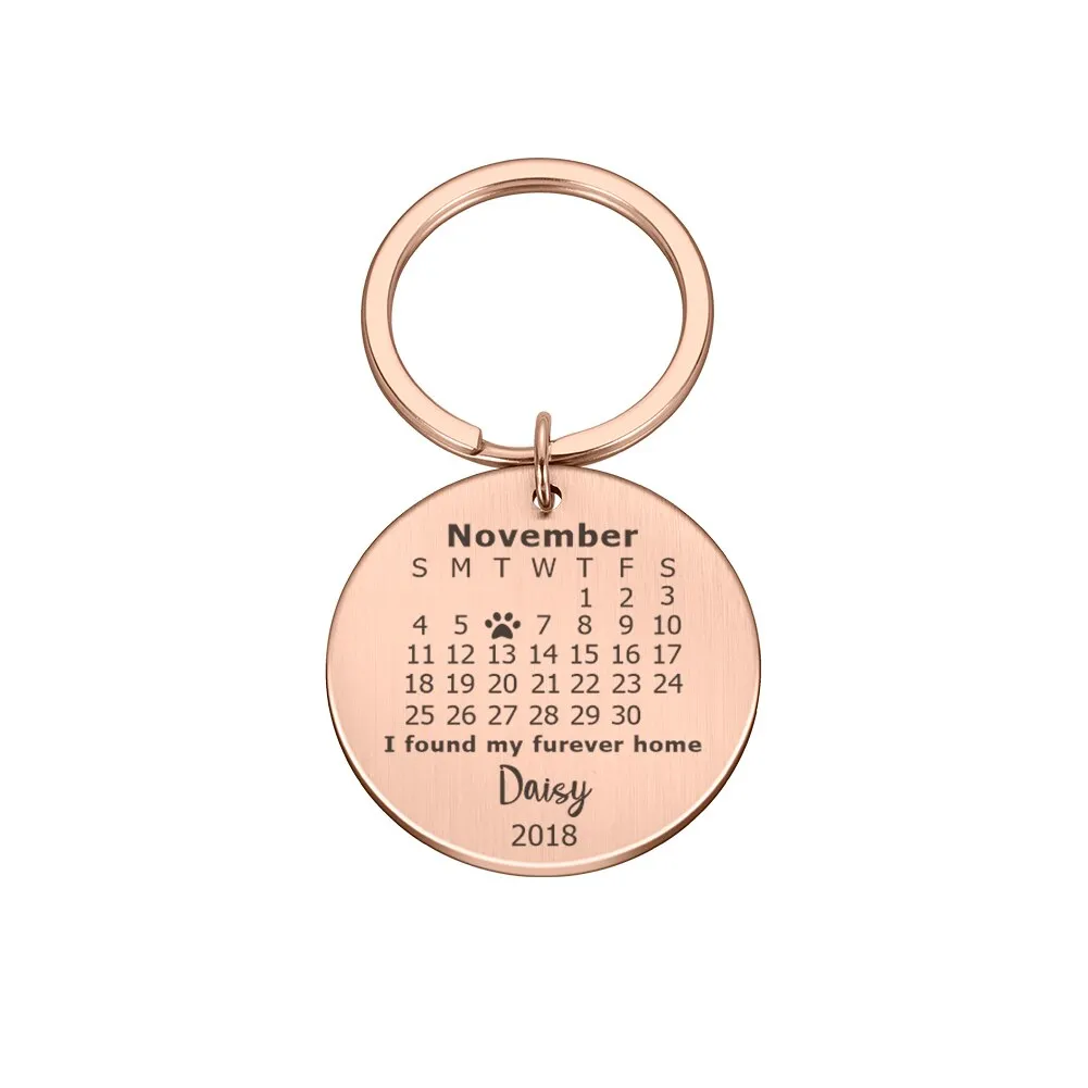 Personalized Custom Key Chain Ring