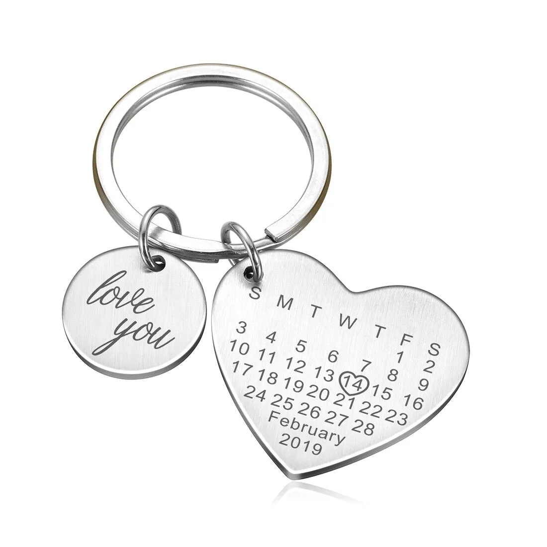 Personalized Custom Key Chain Ring