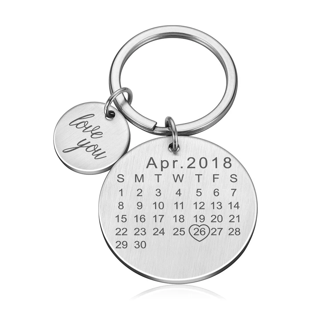 Personalized Custom Key Chain Ring