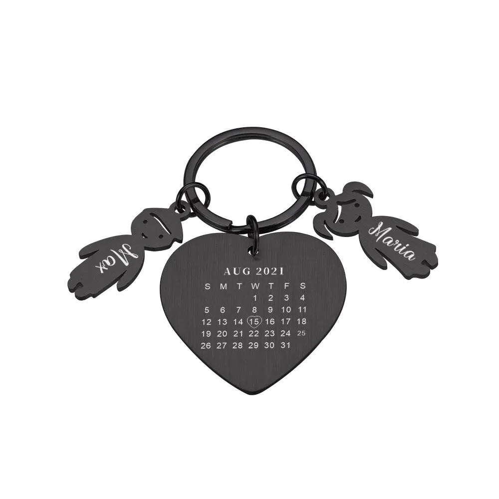 Personalized Custom Key Chain Ring