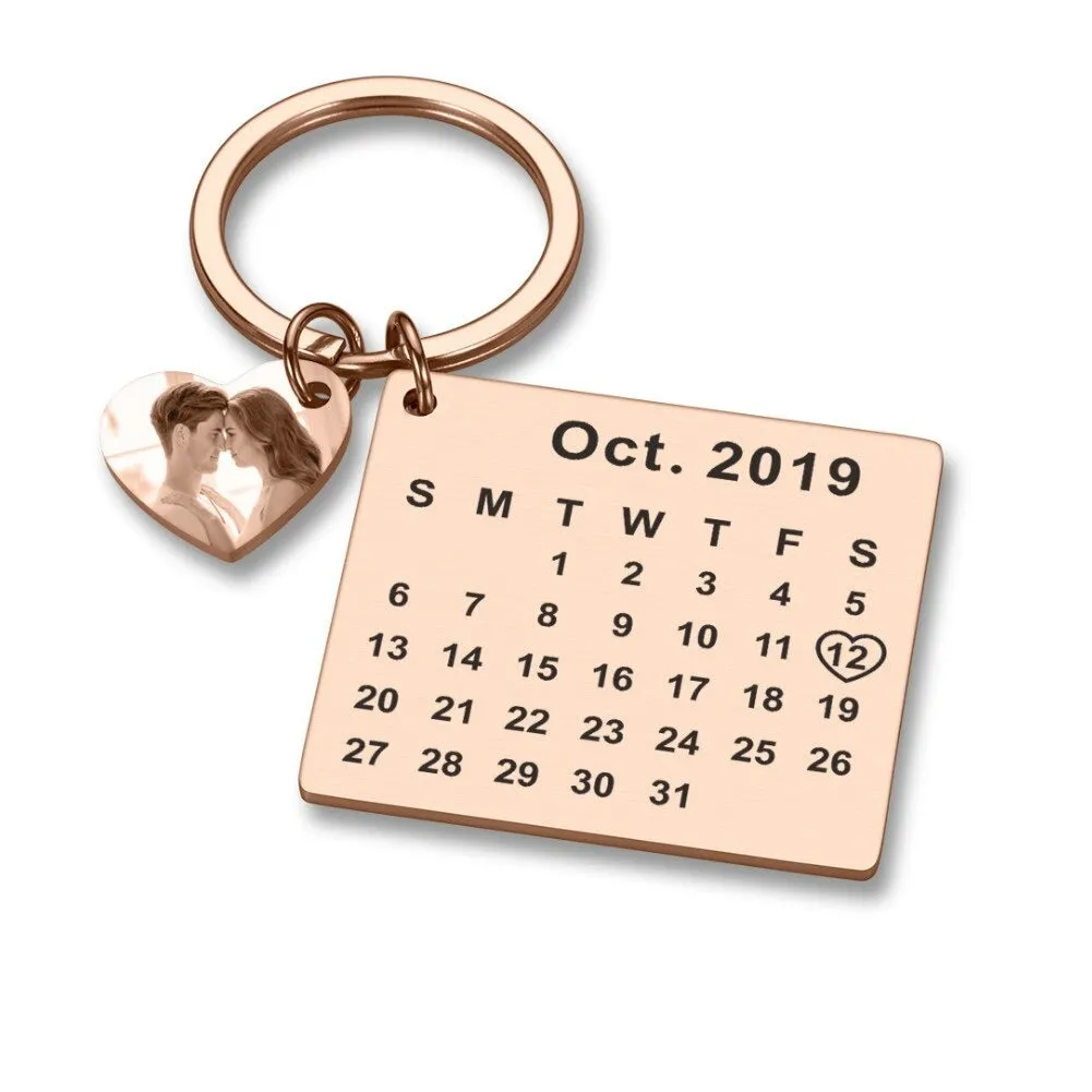 Personalized Custom Key Chain Ring