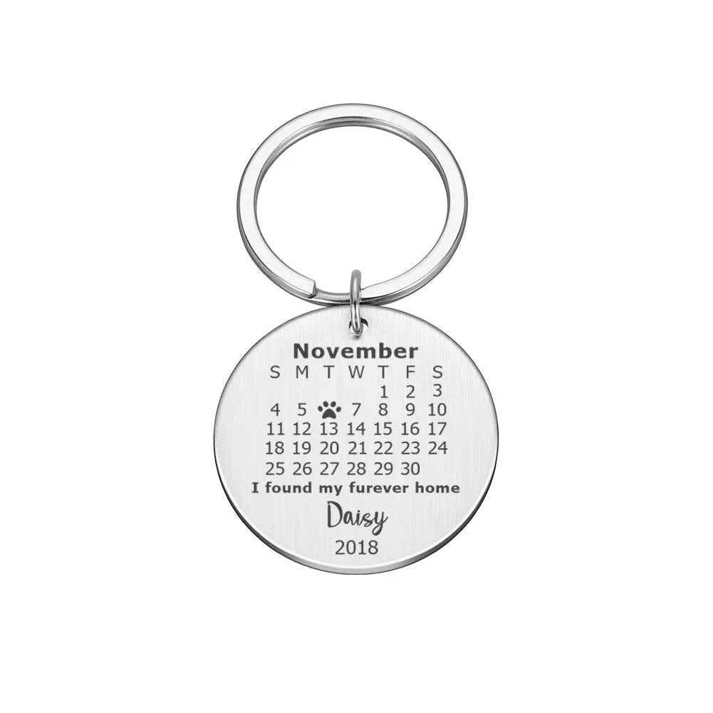 Personalized Custom Key Chain Ring