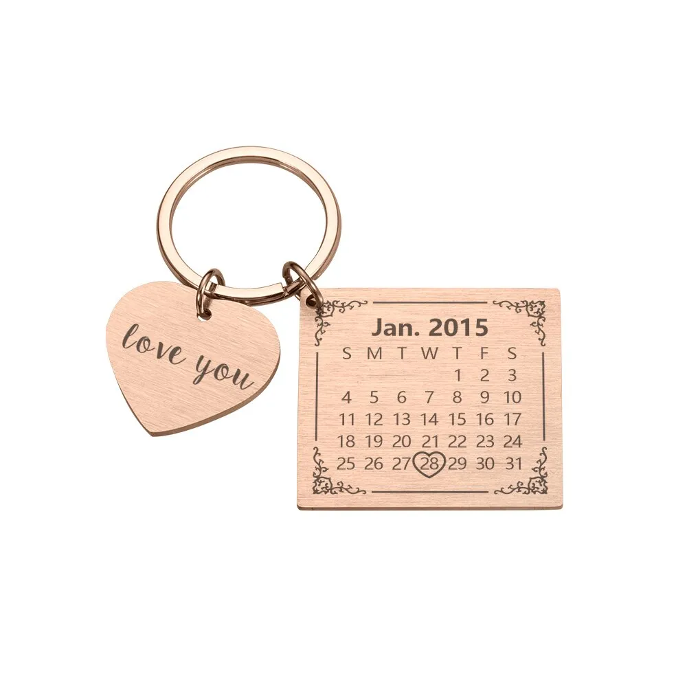 Personalized Custom Key Chain Ring