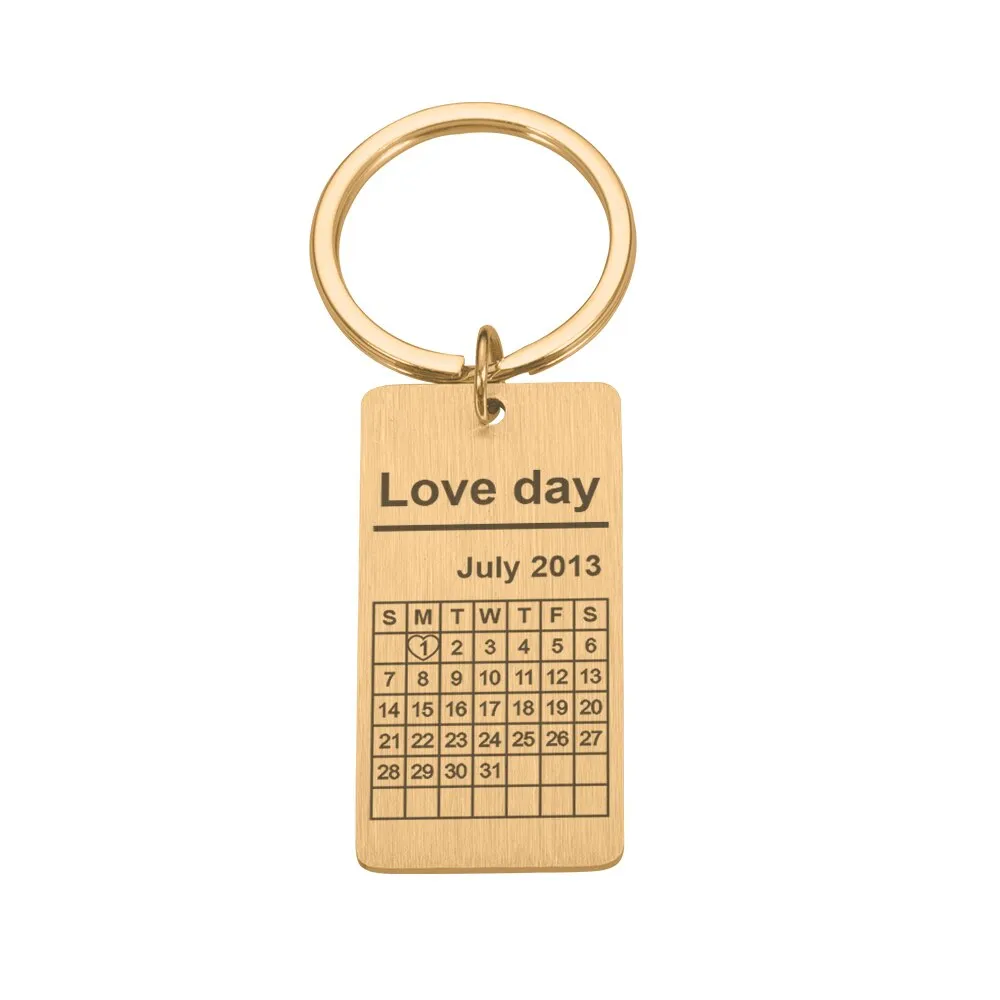 Personalized Custom Key Chain Ring