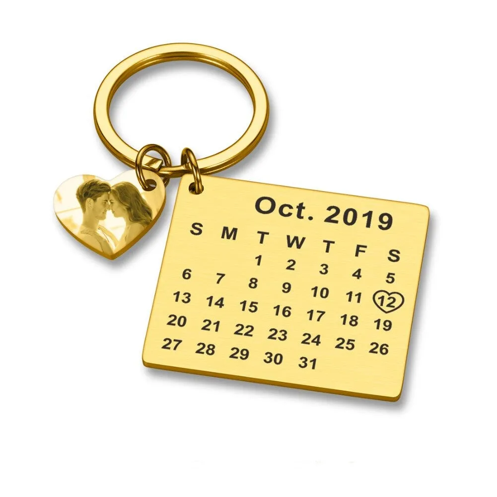 Personalized Custom Key Chain Ring