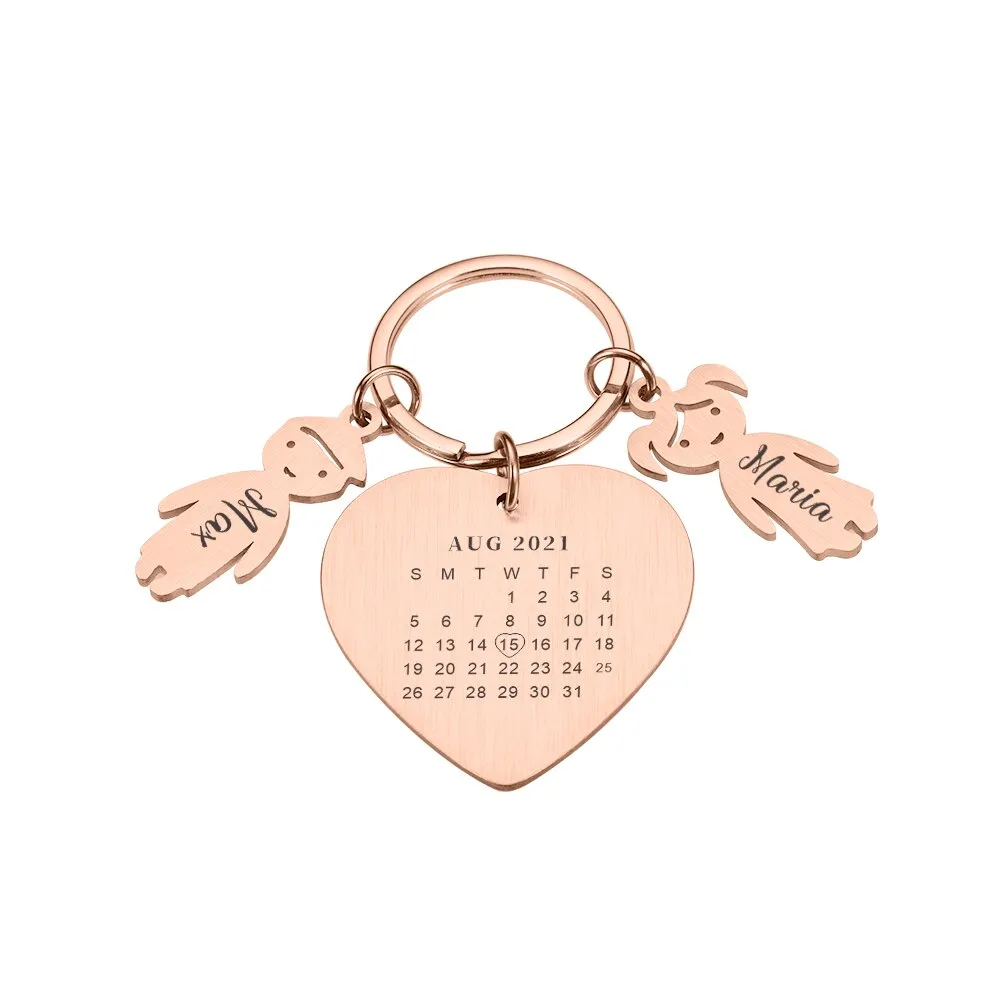 Personalized Custom Key Chain Ring