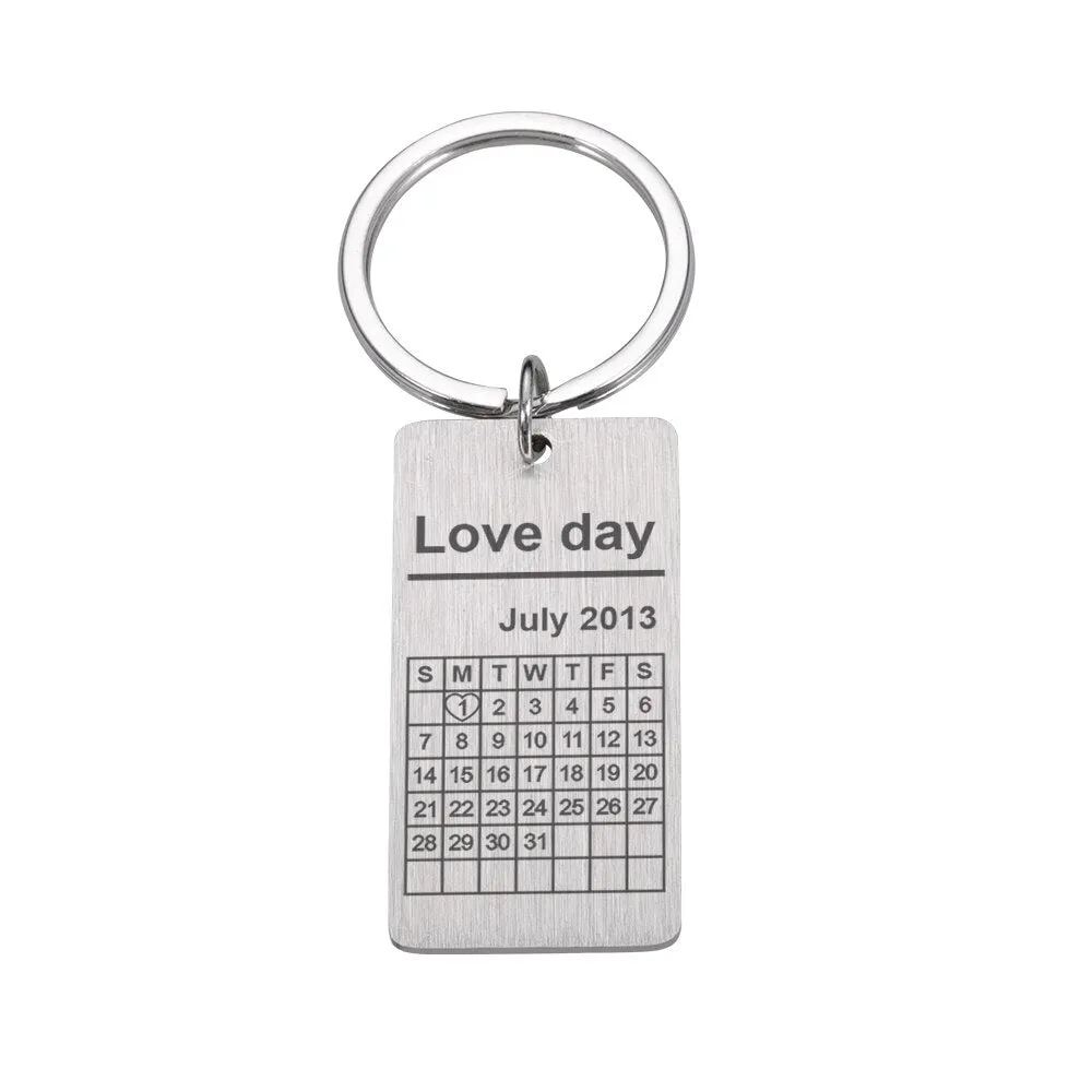Personalized Custom Key Chain Ring