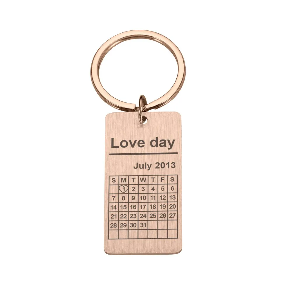 Personalized Custom Key Chain Ring