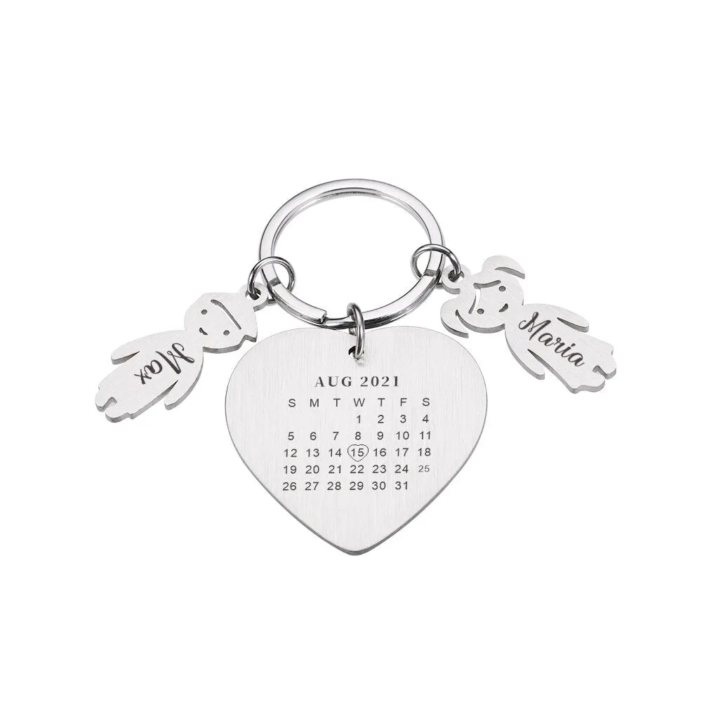 Personalized Custom Key Chain Ring
