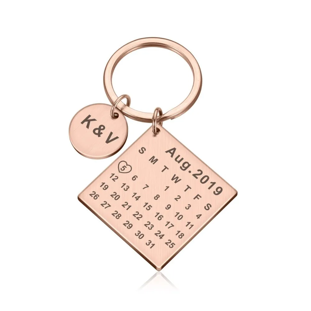 Personalized Custom Key Chain Ring